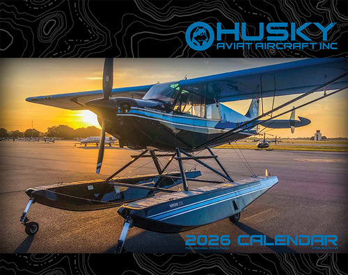 2026 Husky Aircraft Wall Calendar