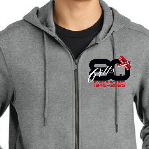 80th Anniversary Pitts Mid-Weight Zip Sweatshirt