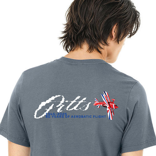 Pitts 80th Anniversary Pitts Smoke Logo Tee Shirt