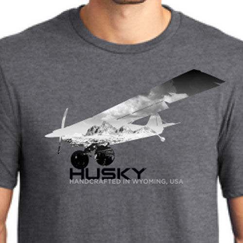 Husky Handcrafted In Wyoming Tetons Tee