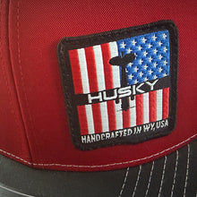 Husky American Flag Caps