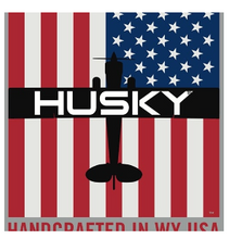 Husky American Flag Tee