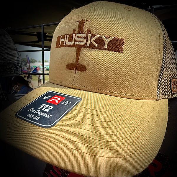 Husky Silhouette Snapback Cap Mustard Yellow