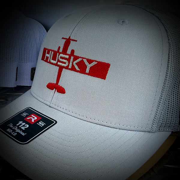 Husky Silhouette Snapback Cap Stone