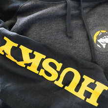 Husky Aircraft Heather Charcoal/Black Raglan Sleeve Sweatshirt
