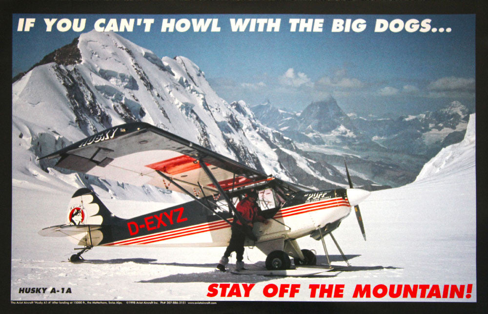 Vintage Husky Aircraft Poster