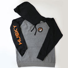 Husky Aircraft Heather Gray/Black Raglan Sleeve Sweatshirt