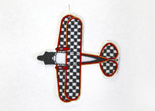 Pitts Aircraft Shaped Patch